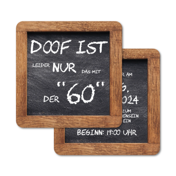 eckigen Bierdeckel selbst gestalten – Bild 2